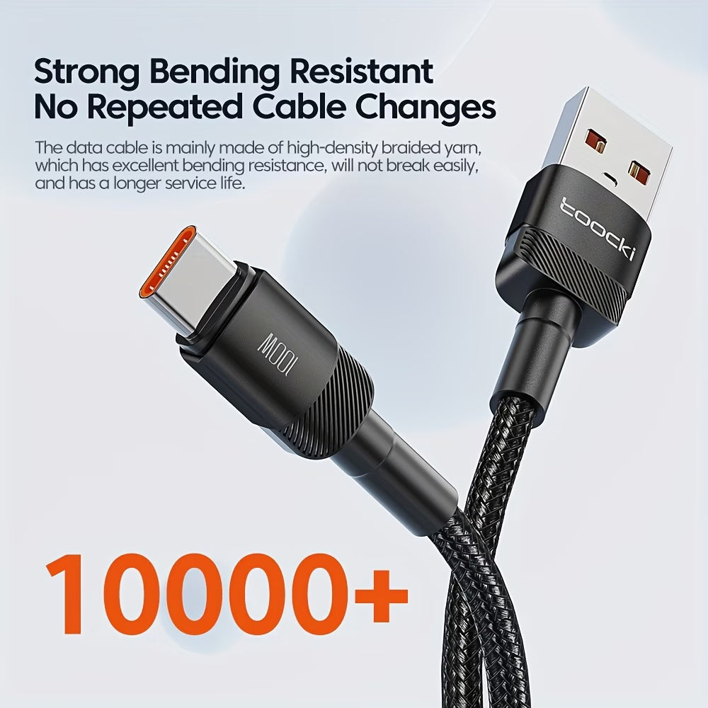 100W USB-A to Type-C Charging Cable