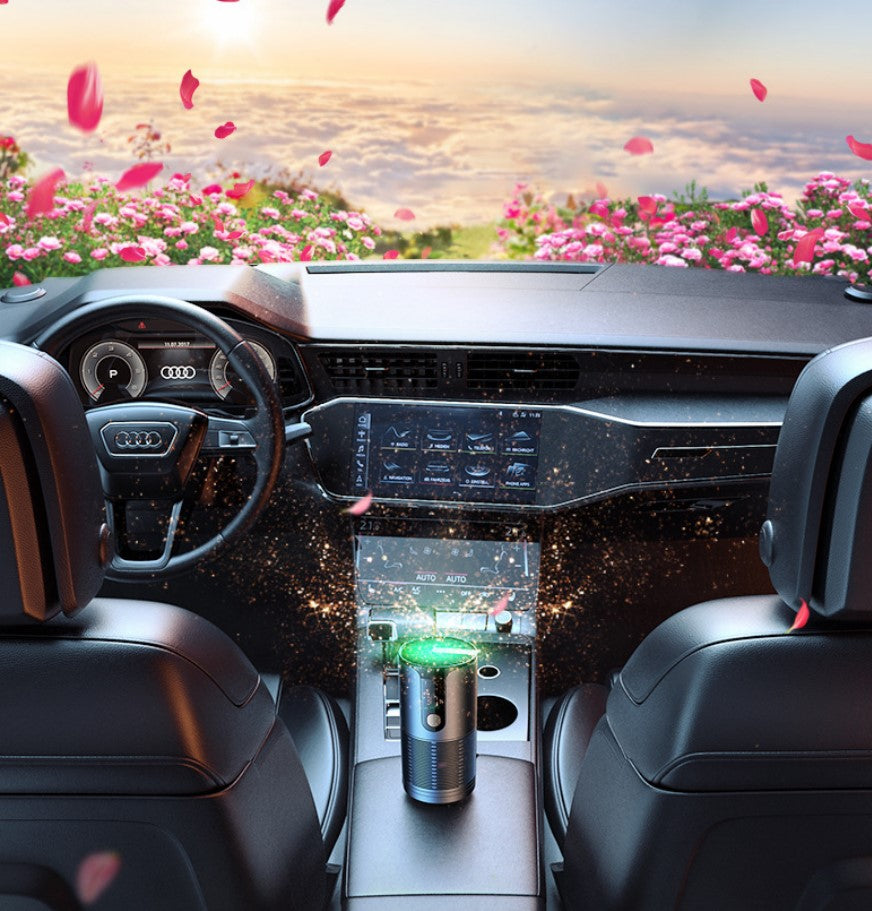 Black Intelligent Car Air Purifier
