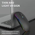 Dual-Mode Rechargeable Wireless Mouse with RGB Lighting