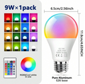 RGB Changing Colour Light Bulb