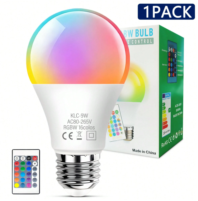 RGB Changing Colour Light Bulb