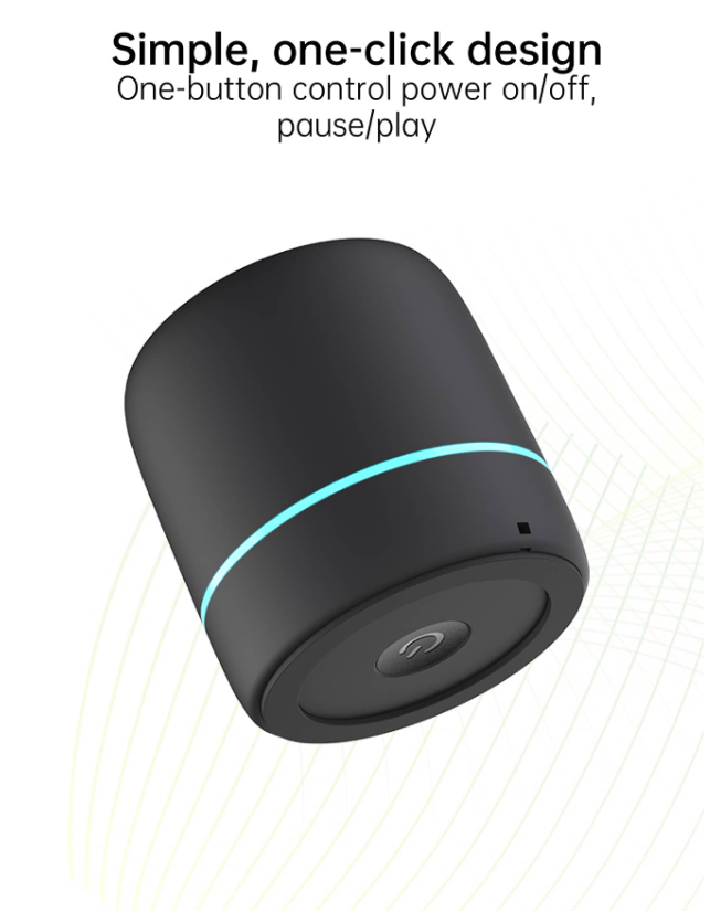 Portable Mini Bluetooth Wireless Speaker With LED Breathing Light