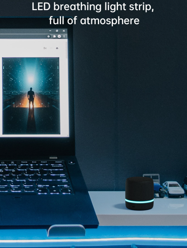 Portable Mini Bluetooth Wireless Speaker With LED Breathing Light