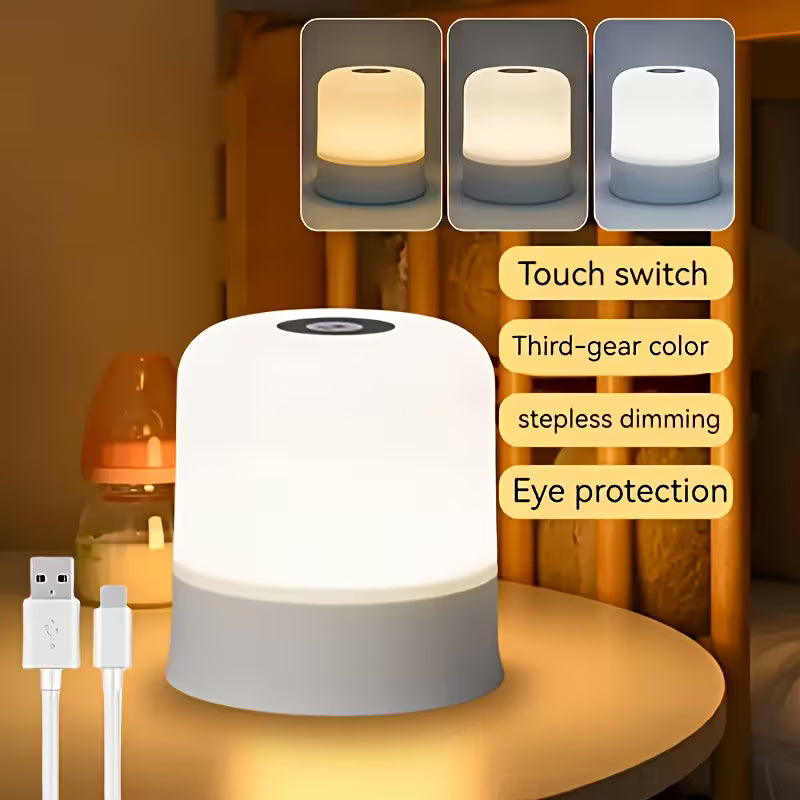 LED Night Light Desk Lamb Dimmable Touch Controlled