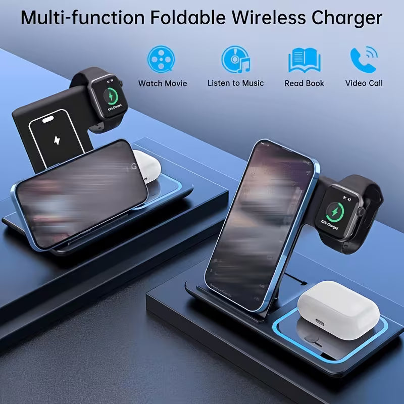 3-in-1 Wireless Charging Station