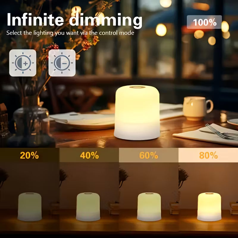 LED Night Light Desk Lamb Dimmable Touch Controlled